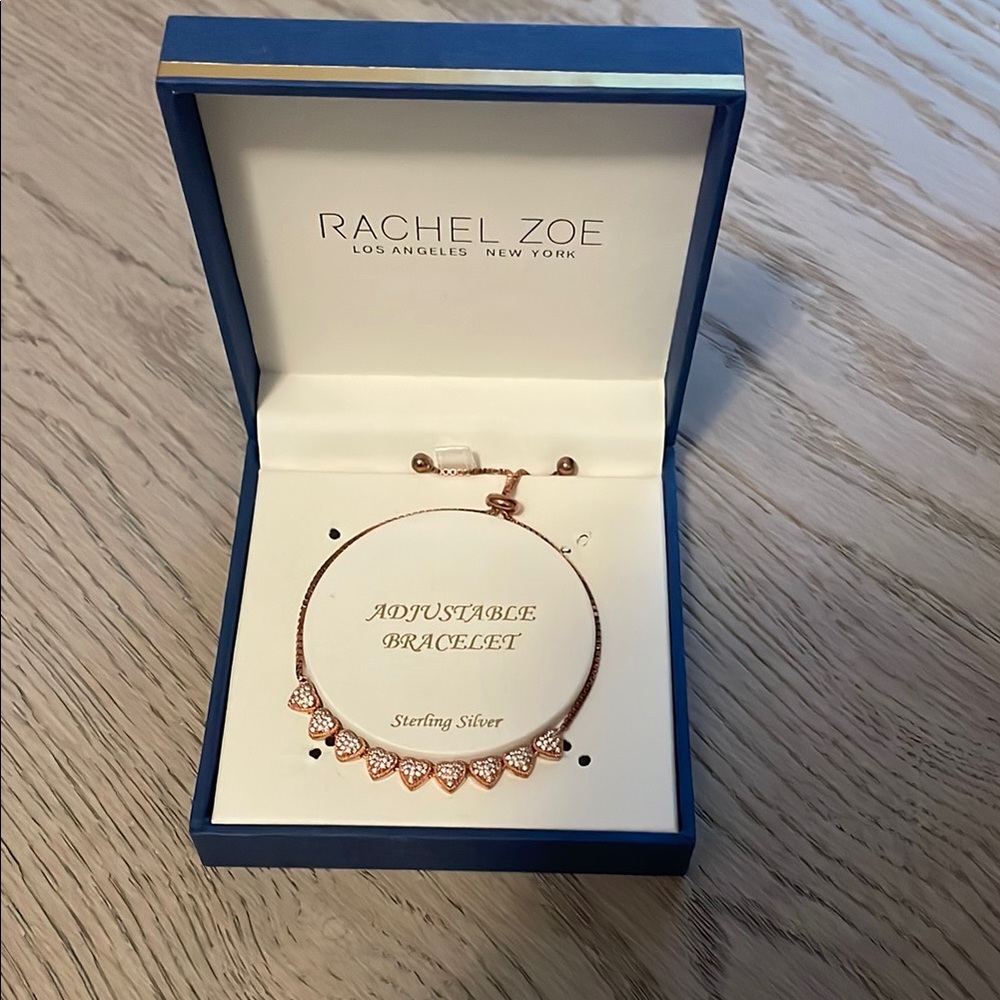 Rachel Zoe Rose Gold Adjustable Bracelet